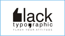 black typographic logo